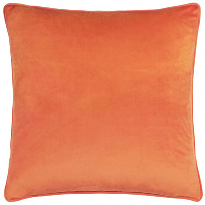 Pumpkin Spice Velvet Cushion - Orange