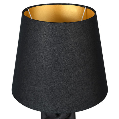 Naked Lady Table Lamp with Black Shade