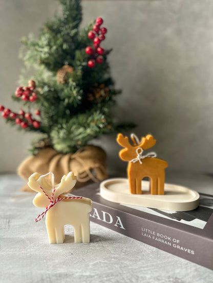 Christmas Reindeer Candle - Christmas Spice