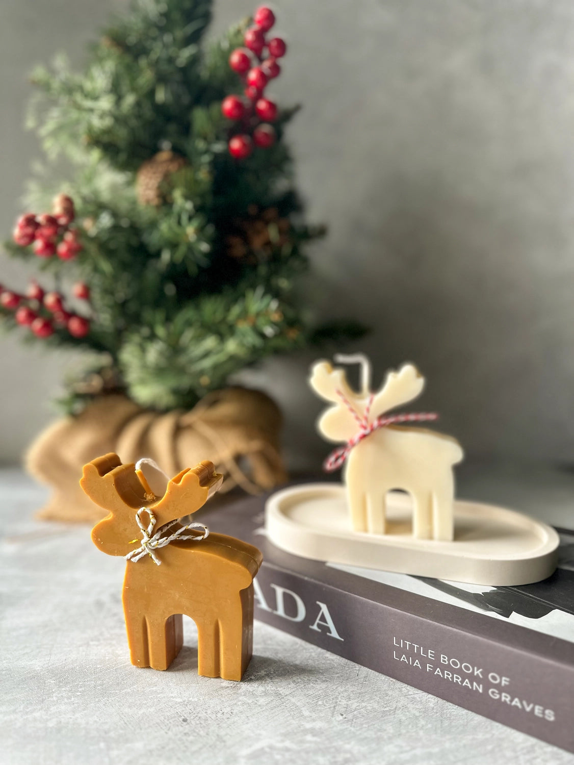 Christmas Reindeer Candle - Christmas Spice