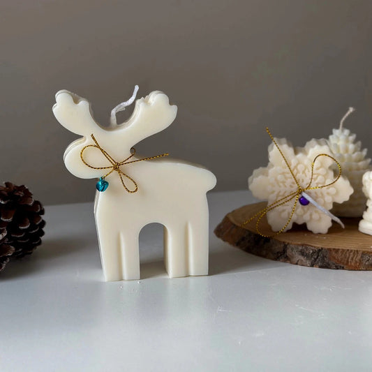 Christmas Reindeer Candle