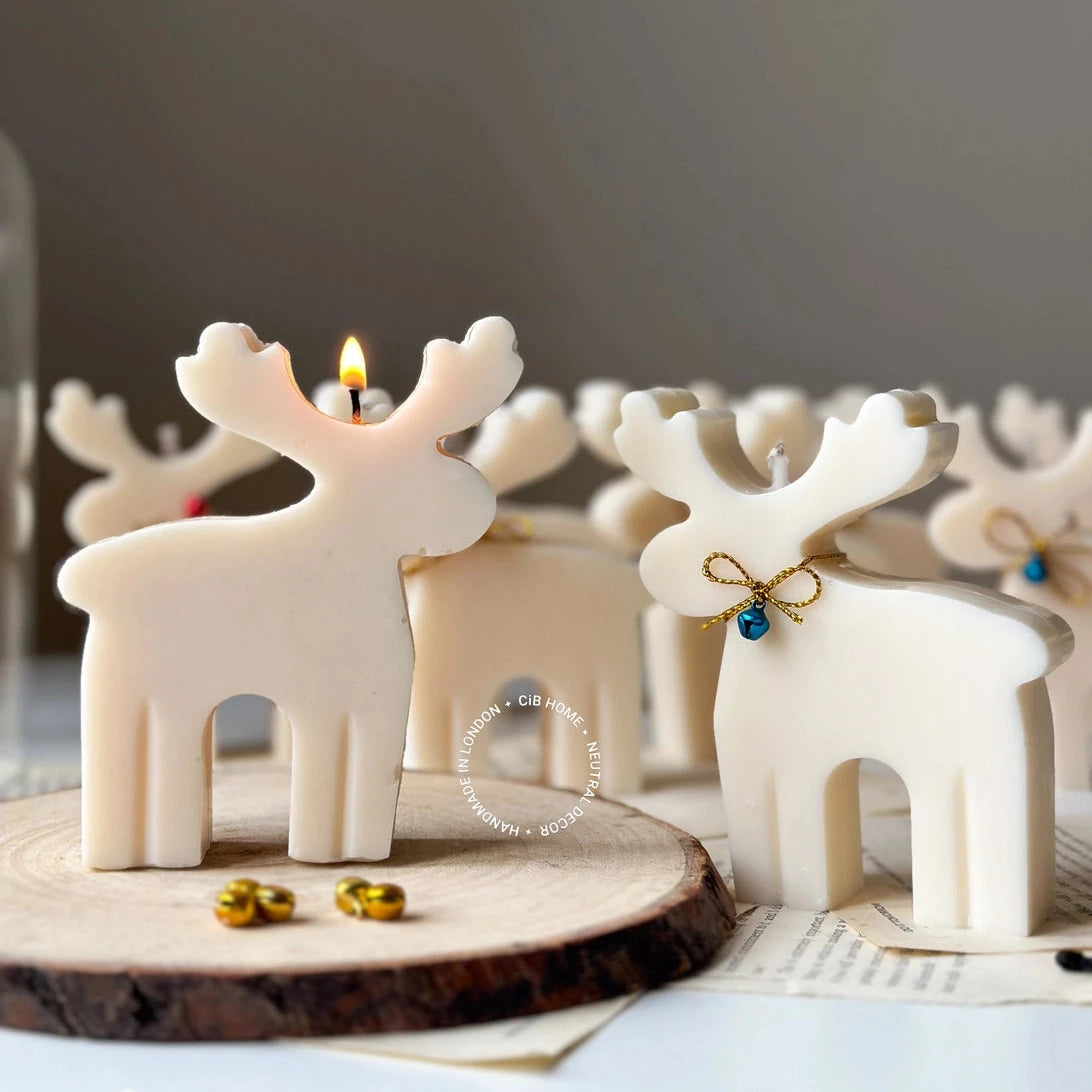 Christmas Reindeer Candle