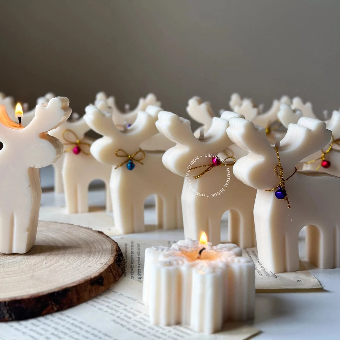 Christmas Reindeer Candle