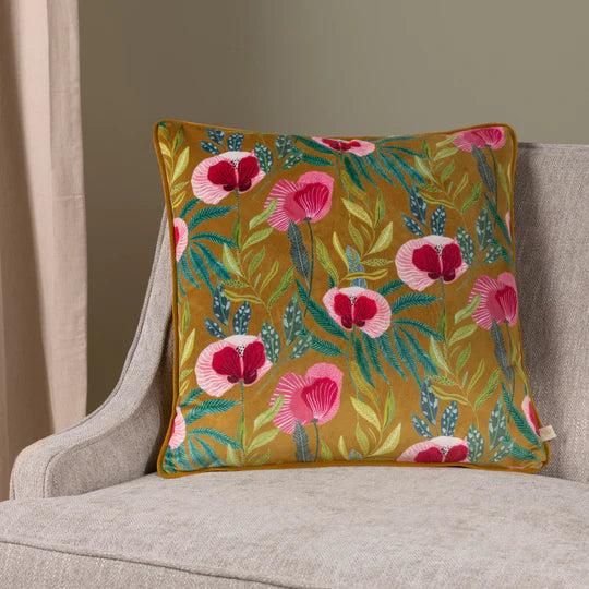 Saffron House of Bloom Celandine Cushion