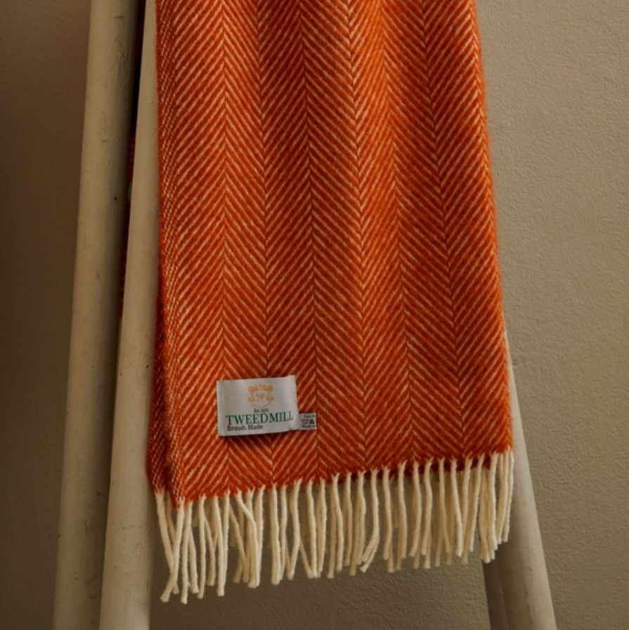 Tweedmill Fishbone Cinnamon Throw