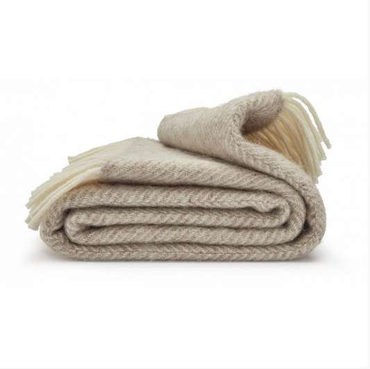 Tweedmill Fishbone Hazel Throw