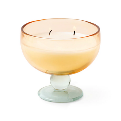 Aura Tinted Glass Goblet - Yellow & Blue - Wild Neroli