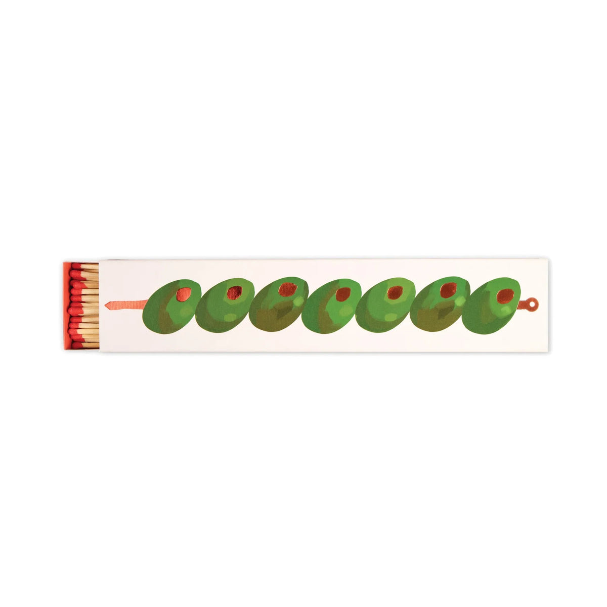 Slender "Olives" 45 Boxed Matches