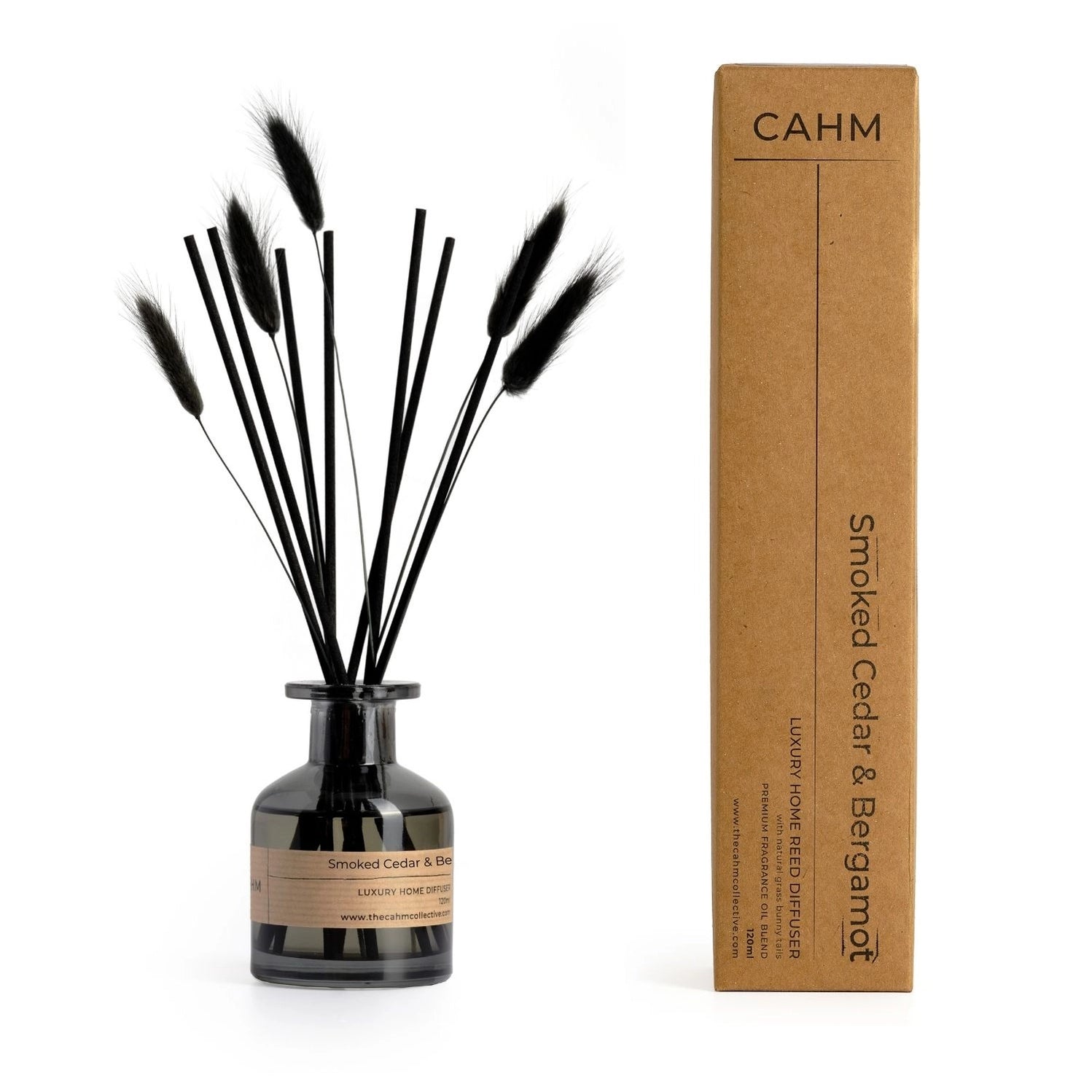 CAHM Smoked Cedar & Bergamot Black Reed Diffuser – HOME Harborough