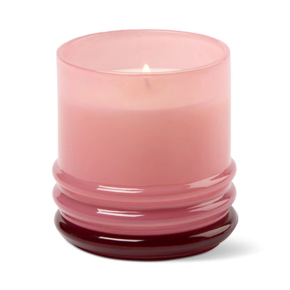 Stack Glass Candle Pink and Red - Saffron Rose