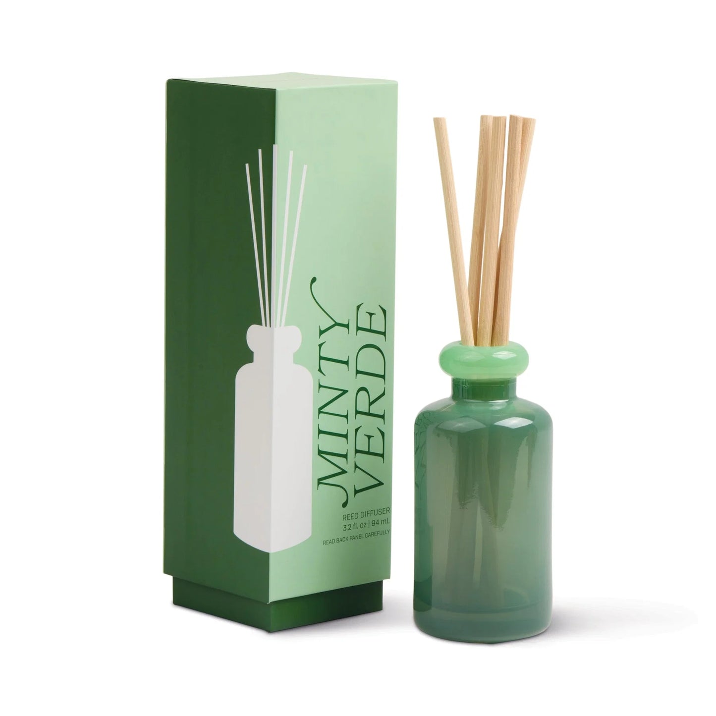 Stack Glass Diffuser Dark Green and Bright Green - Minty Verde