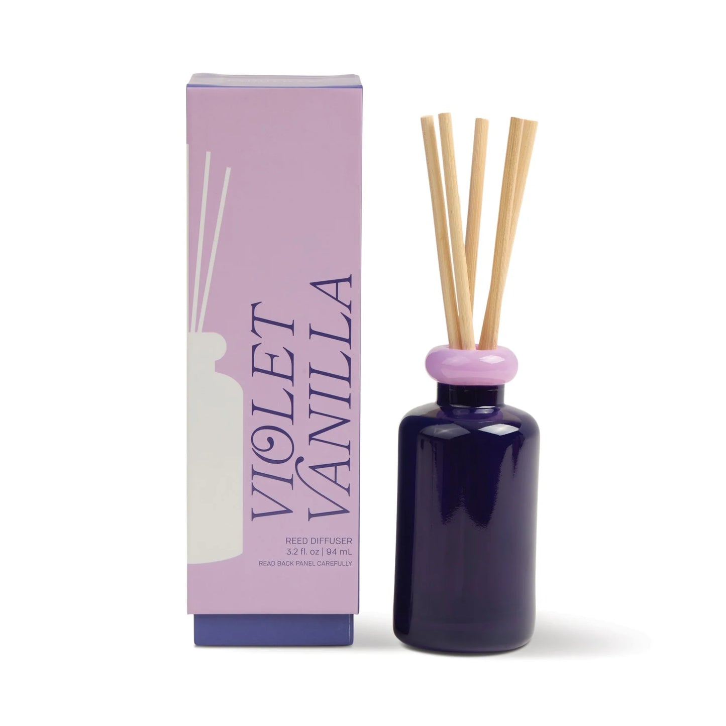 Stack Glass Diffuser Purple and Lavender - Violet Vanilla