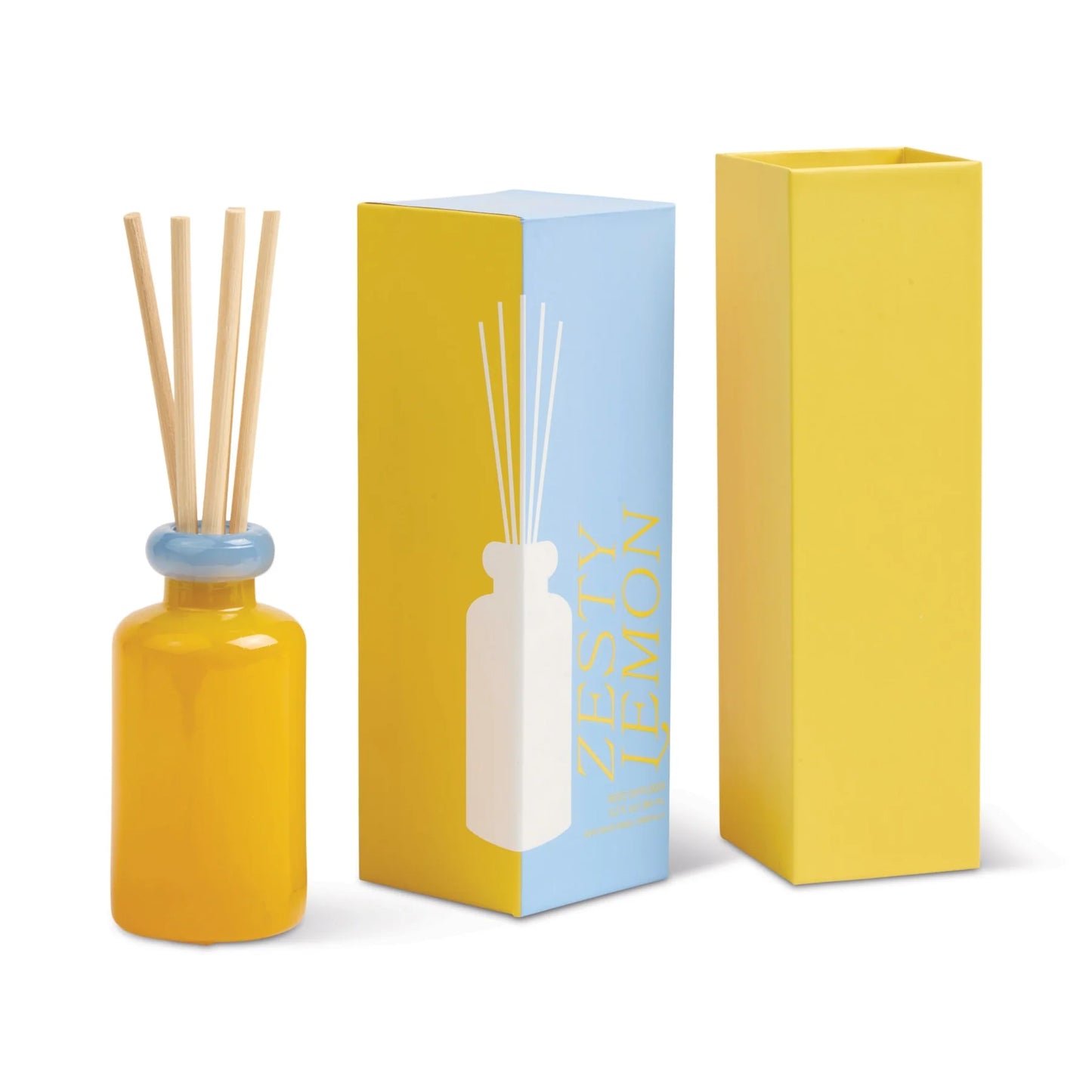 Stack Glass Diffuser Yellow and Blue - Zesty Lemon