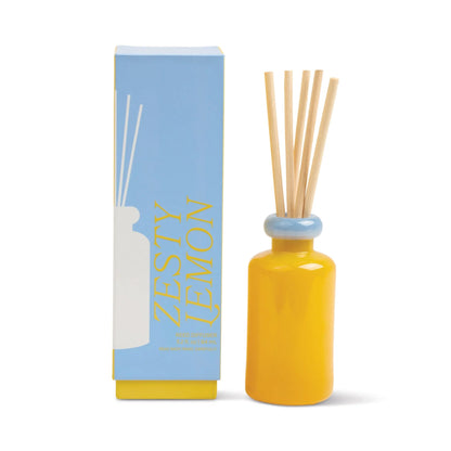Stack Glass Diffuser Yellow and Blue - Zesty Lemon