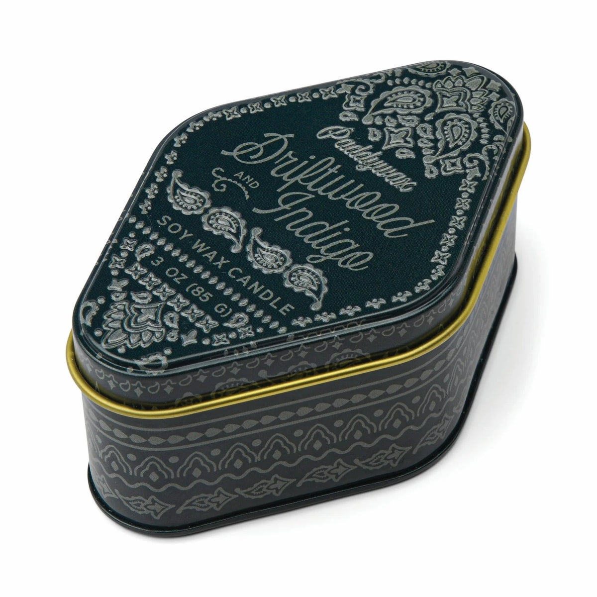 Station Christmas Printed Tin - Driftwood Indigo