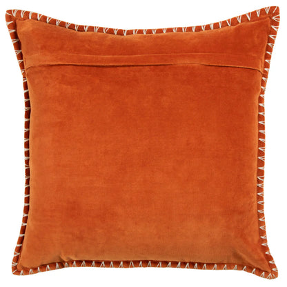Voyage Maison Stitch Embroidered Feather Cushion - Sunset