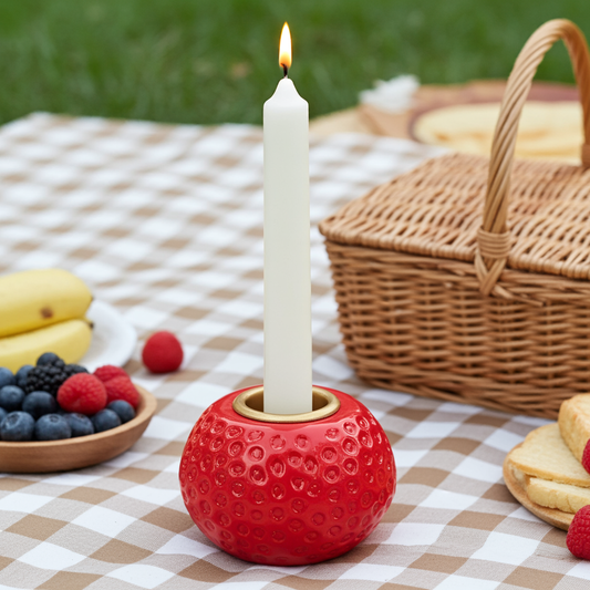 Strawberry Candle Holder