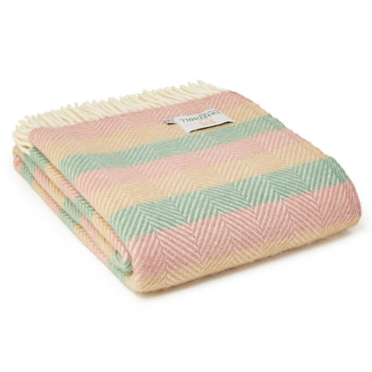Tweedmill Stripe Summer Breeze Throw