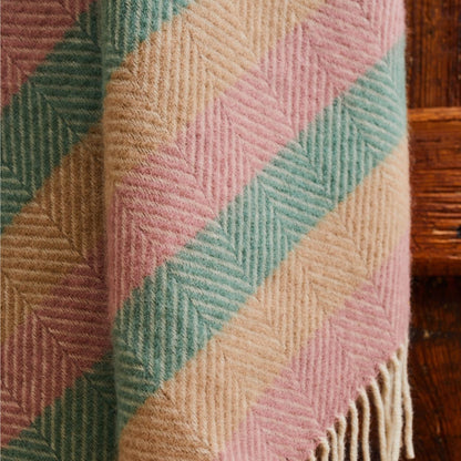Tweedmill Stripe Summer Breeze Throw