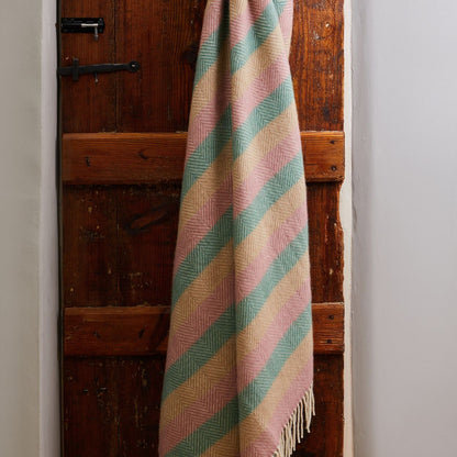 Tweedmill Stripe Summer Breeze Throw