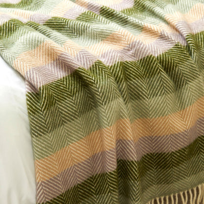 Tweedmill Botanical Stripe Throw