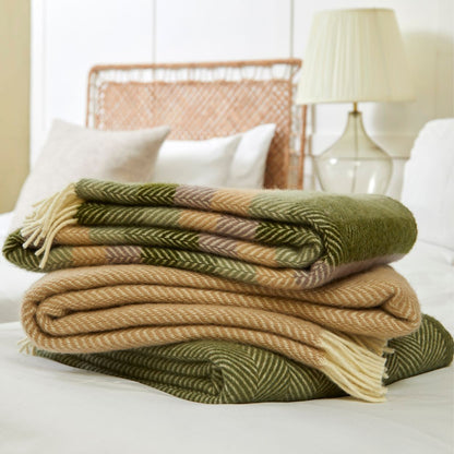 Tweedmill Botanical Stripe Throw