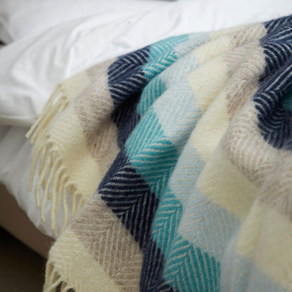 Tweedmill Seashore Stripe Throw