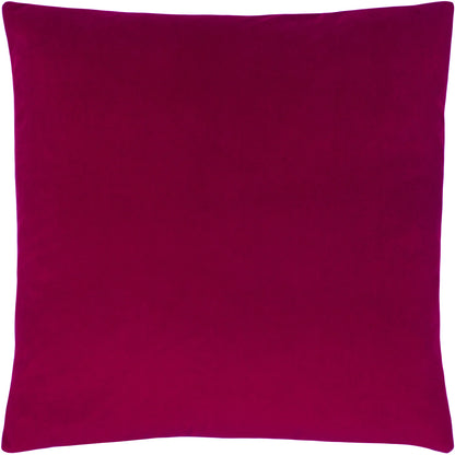 Sunningdale Velvet Square Cushion - Hot Pink