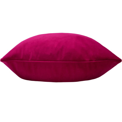 Sunningdale Velvet Square Cushion - Hot Pink