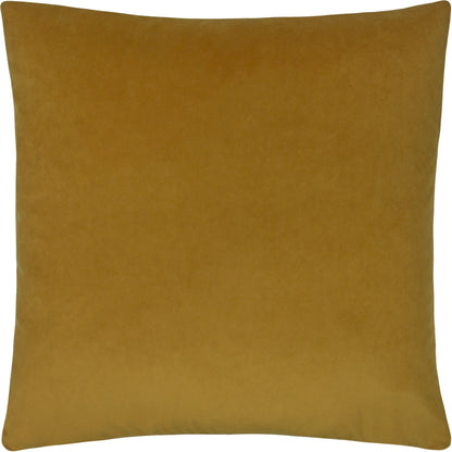 Sunningdale Velvet Square Cushion - Saffron