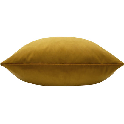 Sunningdale Velvet Square Cushion - Saffron