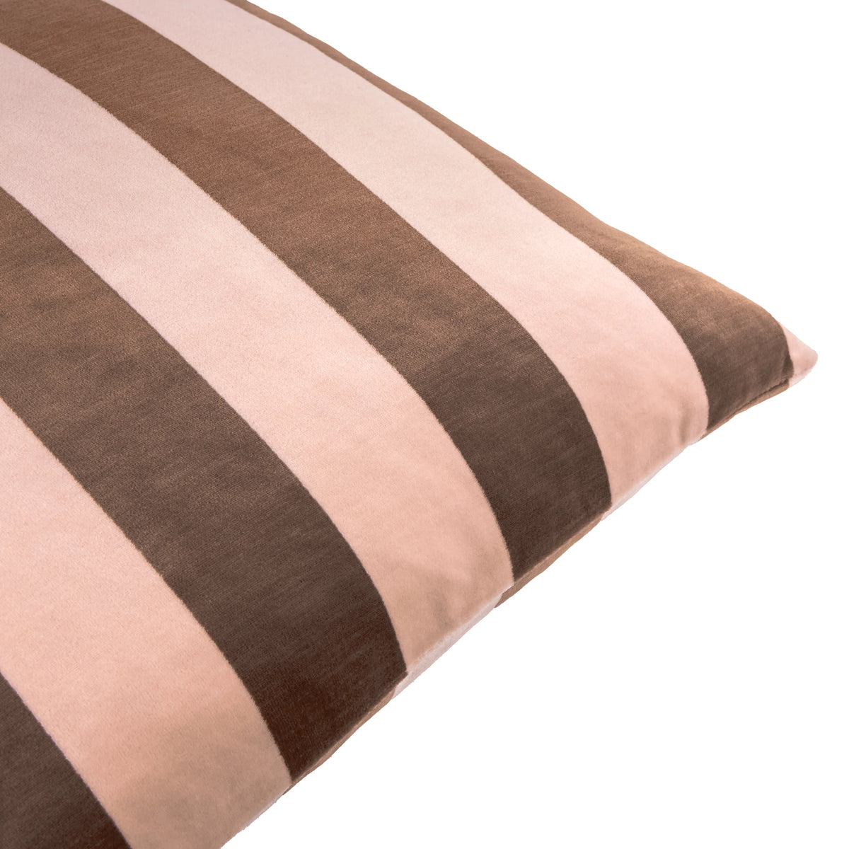 The Ultimate Stripe Jacquard Cushion - Berry Brownie
