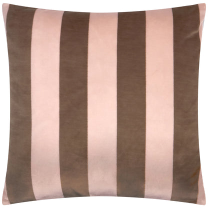 The Ultimate Stripe Jacquard Cushion - Berry Brownie