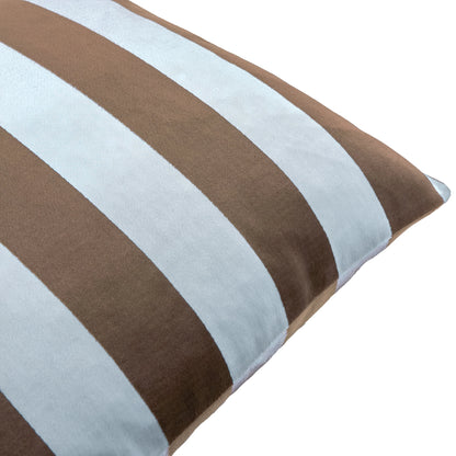 The Ultimate Stripe Jacquard Cushion - Blueberry Muffin