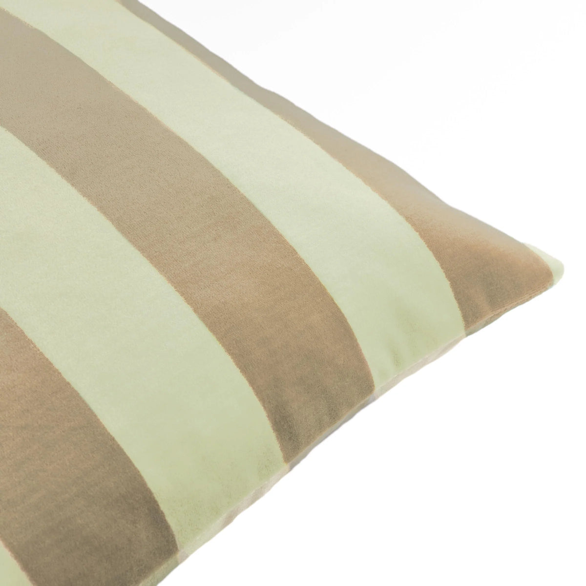 The Ultimate Stripe Jacquard Cushion - Green Tea