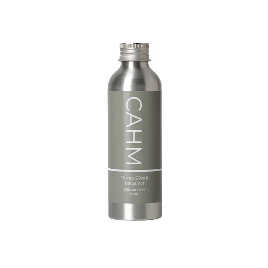 CAHM Thyme, Olive and Bergamot Luxury Reed Diffuser Refill 150ml