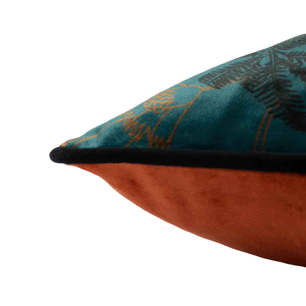Tropica Cheetah Cushion - Teal