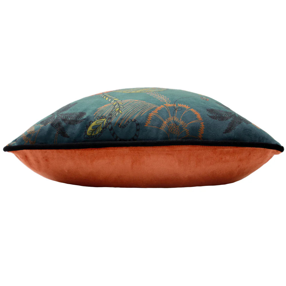 Tropica Cheetah Cushion - Teal
