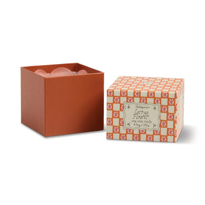 Tulip Pink and Burnt Orange Glass Candle - Cactus Flower