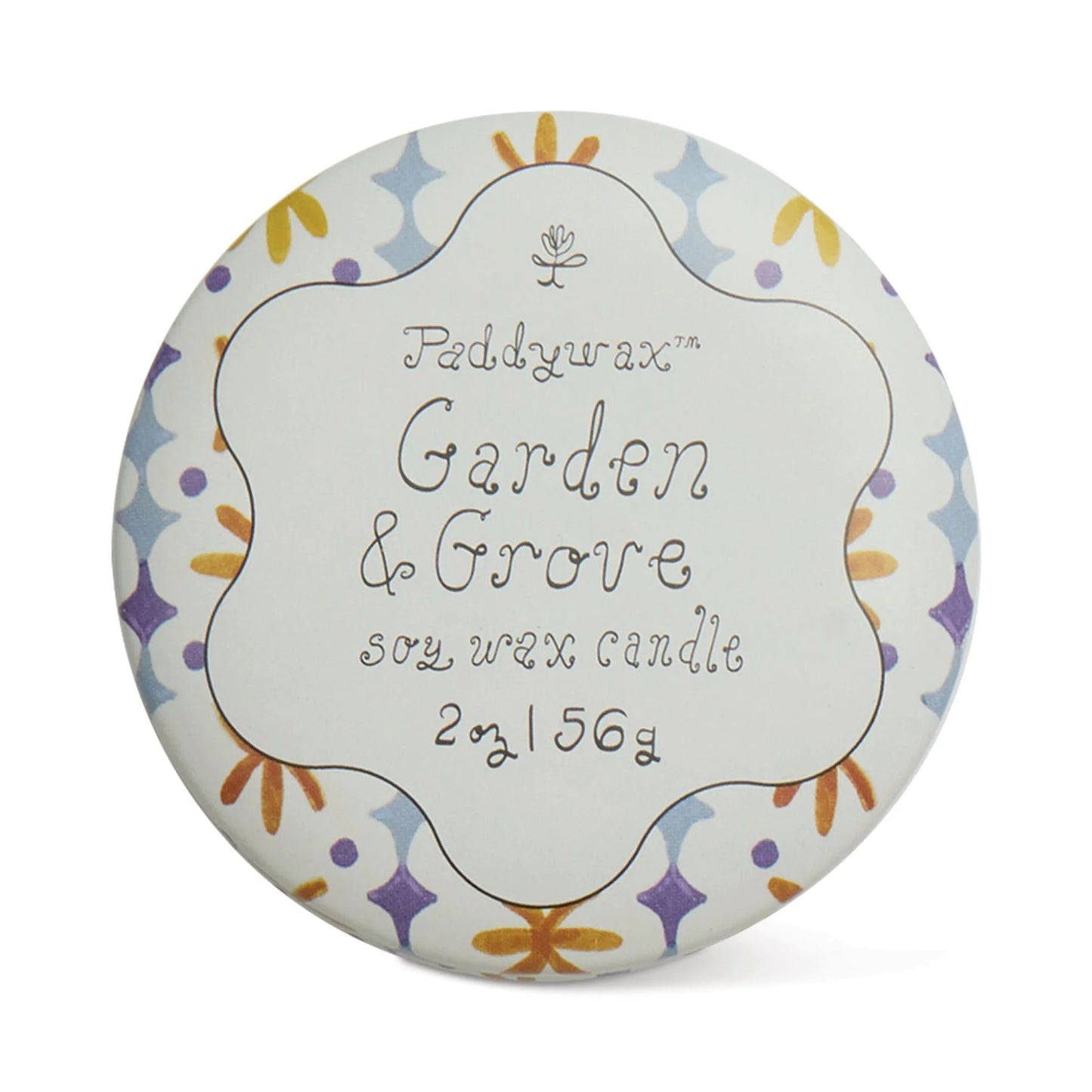 Tulip Printed Tin Candle - Garden & Grove