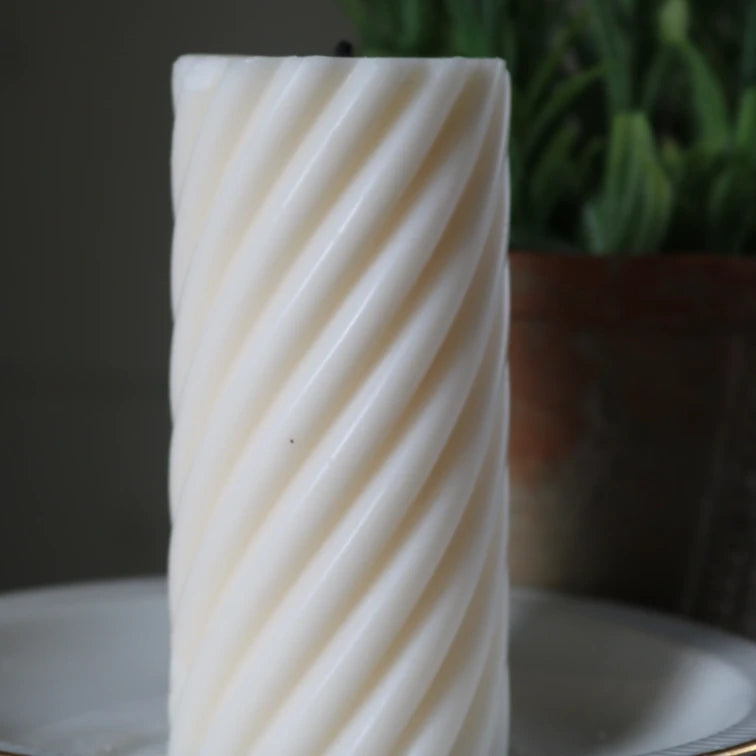 Twisted Pillar Candle