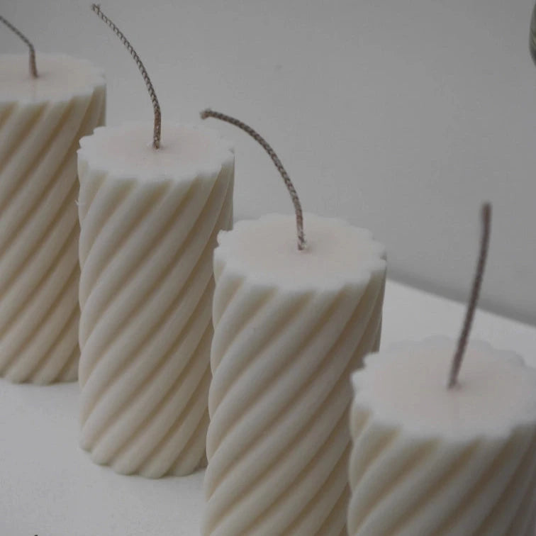 Twisted Pillar Candle