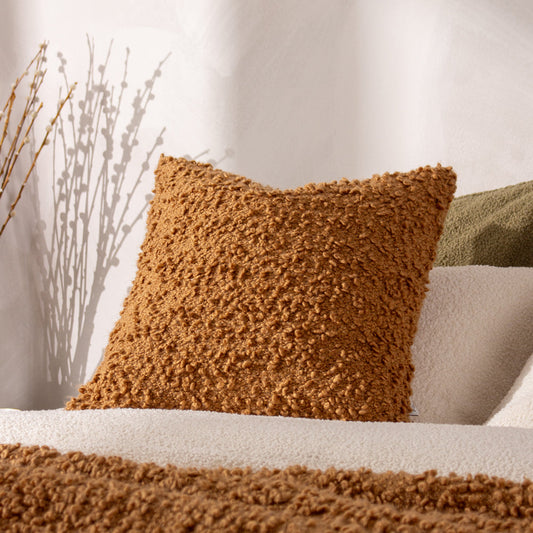 Ginger Boucle Cushion