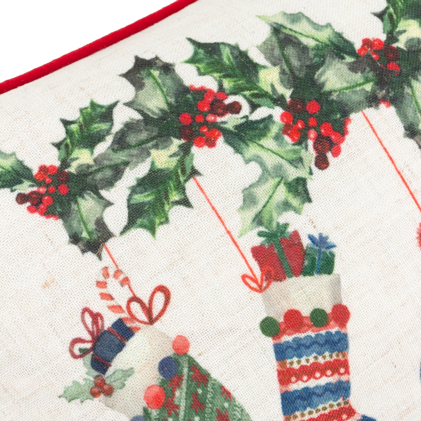 Winter Warmers Printed Rectangular Cushion