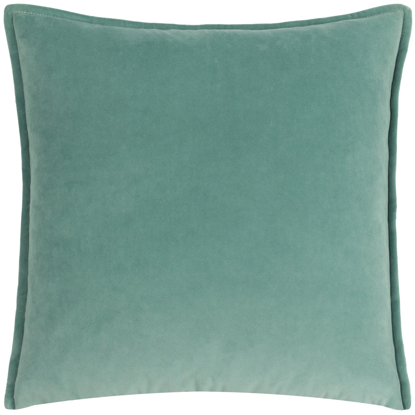 Zala Floral Tropical Cushion - Duck Egg/Coral