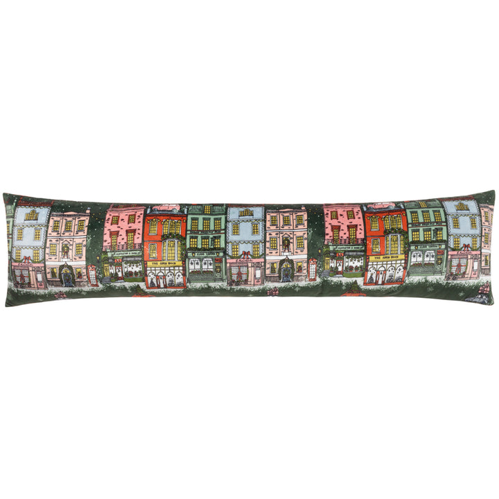 Christmas Spirit Festive Draught Excluder - Green/Red